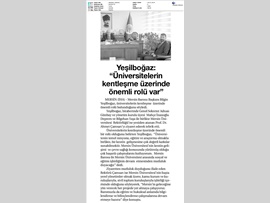 BASINDA BAROMUZ (Baro Başkanımızdan Mersin Ünv. Rektörüne Ziyaret)