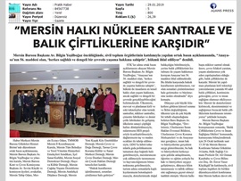 BASINDA BAROMUZ (Yeşilboğaz: "Kirli Yatırımlar İstemiyoruz")
