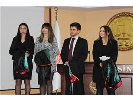 STAJYER AVUKATLAR CÜBBE GİYDİ