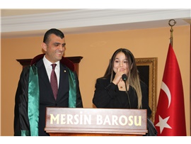 STAJYER AVUKATLAR CÜBBE GİYDİ