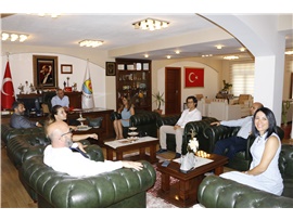 BAŞKANIMIZ AV. BİLGİN YEŞİLBOĞAZ VE YÖNETİM KURULUMUZDAN, TARSUS BLD. BŞK. HALUK BOZDOĞAN’A ZİYARET