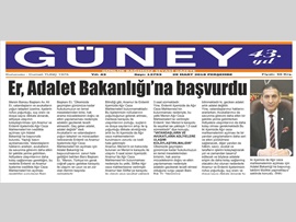 BASINDA BAROMUZ (Baro Bşk. Er: "Anamur ve Erdemli'ye Ağır Ceza Mahkemeleri Kurulmalı)