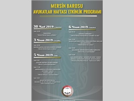 AVUKATLAR HAFTASI ETKİNLİK PROGRAMI