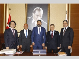 ADANA VE GAZİANTEP BARO BAŞKANLARI İLE TBB’DEN BARO BAŞKANIMIZA ZİYARET