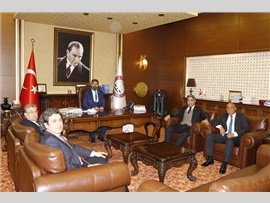 ADANA VE GAZİANTEP BARO BAŞKANLARI İLE TBB’DEN BARO BAŞKANIMIZA ZİYARET