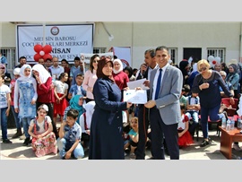 Akdeniz 1 Nolu Geçici Eğitim Merkezinde  Çocuk Bayramı Şenliği Düzenlendi