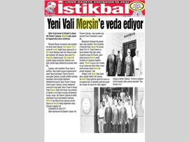 BASINDA BAROMUZ "MERSİN VALİSİ BAŞKANIMIZA VEDA ZİYARETİ"