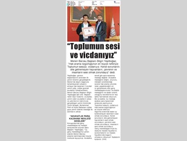 BASINDA BAROMUZ (Baro Bşk. Bilgin Yeşilboğaz: "Toplumun Sesi ve Vicdanıyız")
