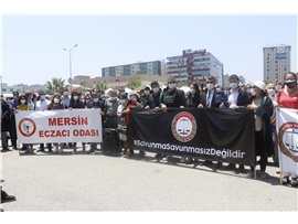 MERSİN BARO BAŞKANI BİLGİN YEŞİLBOĞAZ:   “SAVUNMA TESLİM ALINAMAZ”