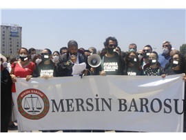 MERSİN BARO BAŞKANI BİLGİN YEŞİLBOĞAZ:   “SAVUNMA TESLİM ALINAMAZ”
