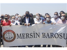 MERSİN BARO BAŞKANI BİLGİN YEŞİLBOĞAZ:   “SAVUNMA TESLİM ALINAMAZ”