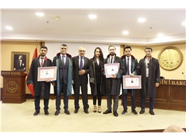 3 STAJYER AVUKATIMIZ DAHA CÜBBE GİYDİ