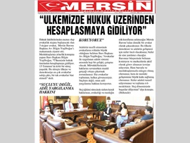 BASINDA BAROMUZ (Yeşilboğaz, 'Ülkemizde Hukuk Üzerinden Hesaplaşmaya Gidiliyor')