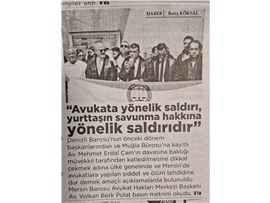 81 İlin Barosu'ndan ortak açıklama: "Tek bir kayba dahi tahammülümüz yok"