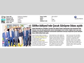 BASINDA BAROMUZ (Silifke Adliyesi'nde Çocuk Görüşme Odası Açıldı) 27.10.2017