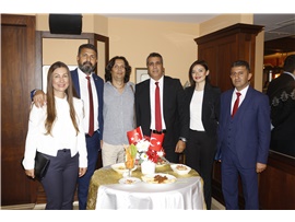 MERSİN BAROSU CUMHURİYET RESEPSİYONU DÜZENLEDİ