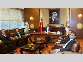 Silifke Cumhuriyet Baş Savcısı Sayın; Mehmet KÖKLÜ ve Silifke Adalet Komisyon Başkanı Sayın;Rıfat YILDIZ'ın ziyareti.