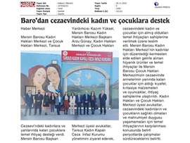 Cezaevindeki kadın ve çocuklara temel ihtiyaç desteği verildi