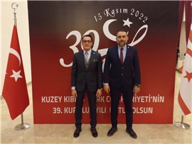 KKTC'NİN KURULUŞ YILDÖNÜMÜ RESEPSİYONUNA KATILDIK