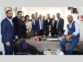 Başkanımız, Ayşe Sena SARI ve Sait BAYIR' ın ofis açılışına katıldı.