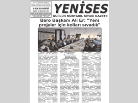 BASINDA BAROMUZ (Baro Bşk. Er: "Yeni Projeler İçin Kolları Sıvadık)