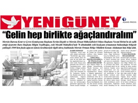 BASINDA BAROMUZ (Mersin Barosu, 'Gelin Hep Birlikte Ağaçlandıralım' Kampanyası Başlattı)