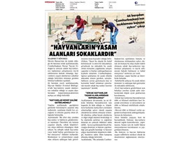 66 Baro: "Hayvanların yaşam alanları sokaklardır"