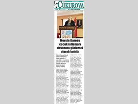 BASINDA BAROMUZ (Çocuk Hakları Merkezimiz, Çocuk İstismarı Davasına Gözlemci Olarak Katıldı)