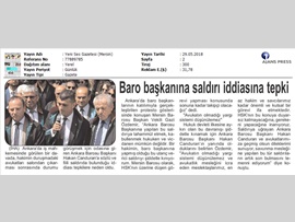 BASINDA BAROMUZ (Ankara Barosu Başkanına Yapılan Saldırı Protesto Edildi)