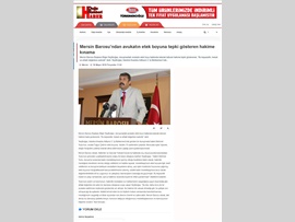 BASINDA BAROMUZ (Kadın Avukatın Etek Boyuna Müdahaleye Kınama)