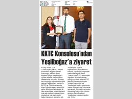 BASINDA BAROMUZ (KKTC Mersin Konsolosu'ndan Baromuza Ziyaret)