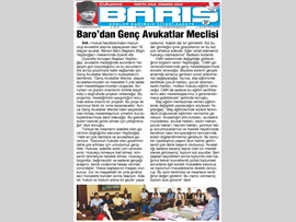 BASINDA BAROMUZ(Mersin Barosu Genç Avukatlar Meclisi Kuruyor)