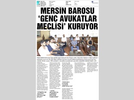 BASINDA BAROMUZ(Mersin Barosu Genç Avukatlar Meclisi Kuruyor)
