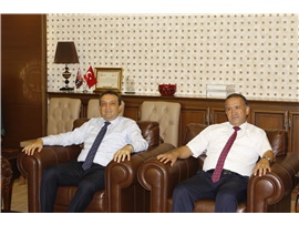 BARO BAŞKANIMIZ AV. BİLGİN YEŞİLBOĞAZ, KENT PROTOKOLÜNÜ MAKAMINDA AĞIRLADI