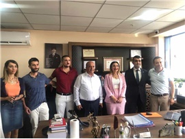 MESLEKTAŞIMIZIN OFİS AÇILIŞINA KATILDIK