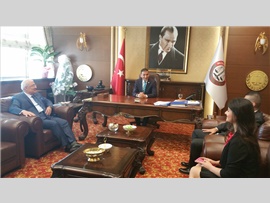 BÜYÜKŞEHİR BELEDİYE BAŞKANI SAYIN BURHANETTİN KOCAMAZ BAROMUZU ZİYARET ETTİ