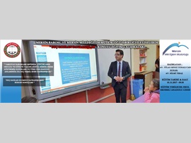 ERDEMLİ ANADOLU LİSESİ'NDE SUÇ SAYILAN DAVRANIŞLAR  KONULU EĞİTİM ÇALIŞMASI