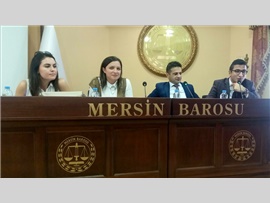 STAJYER AVUKATLARA KURGUSAL DURUŞMA DERSİ VERİLDİ