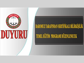 SERTİFİKALI BİLİRKİŞİLİK TEMEL EĞİTİM PROGRAMI