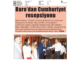 BASINDA BAROMUZ (Yeşilboğaz: "Cumhuriyet Umuttur, Nefestir")