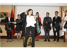 31 STAJYER AVUKATIMIZ CÜBBE GİYDİ