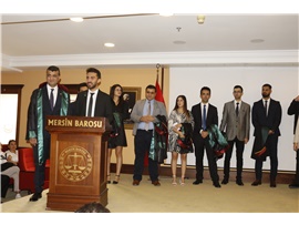31 STAJYER AVUKATIMIZ CÜBBE GİYDİ