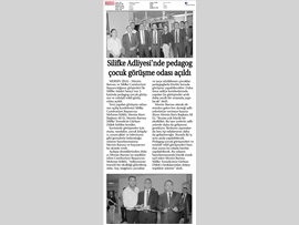 BASINDA BAROMUZ (Silifke Adliyesi'nde Çocuk Görüşme Odası Açıldı) 27.10.2017