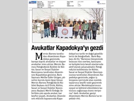 BASINDA BAROMUZ (Avukatlar Kapadokya'da Stres Attı)