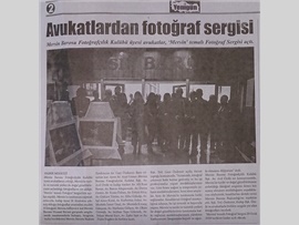BASINDA BAROMUZ (Baromuzun Fotoğrafçılık Kulübü 'Mersin' Temalı Fotoğraf Sergisi Açtı)