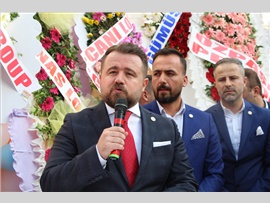BARO BAŞKANIMIZ AV. BİLGİN YEŞİLBOĞAZ, MARDİNLİ GİRİŞİMCİ İŞ İNSANLARI DERNEĞİ’NİN AÇILIŞINI YAPTI