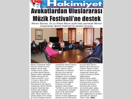 BASINDA BAROMUZ (Baromuzdan Mersin Uluslararası Müzik Festivali'ne Destek)