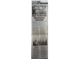 Mersin Barosu Cumhuriyet Resepsiyonu düzenledi