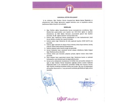 UĞUR OKULLARI İLE PROTOKOL YENİLENDİ