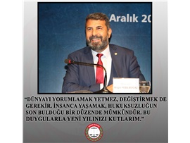 BAŞKANIMIZDAN YENİ YIL MESAJI